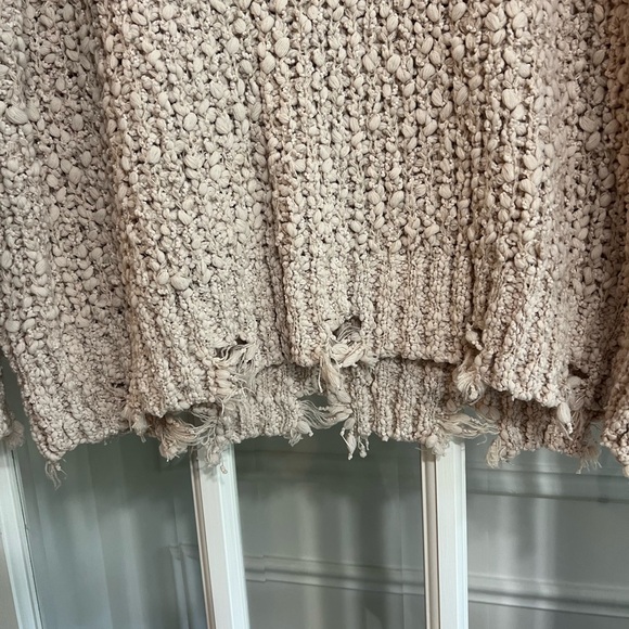 Distressed Beige Sweater! - Picture 3 of 8
